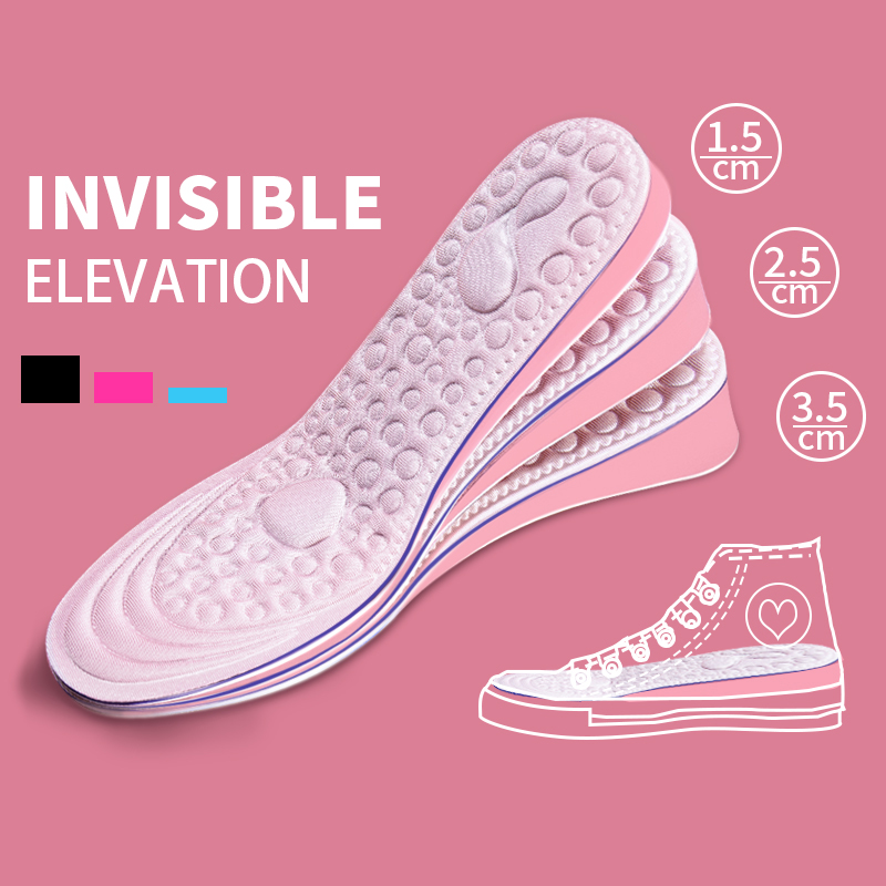 Insole Memory Foam - 1 par de palmilhas invisíveis para