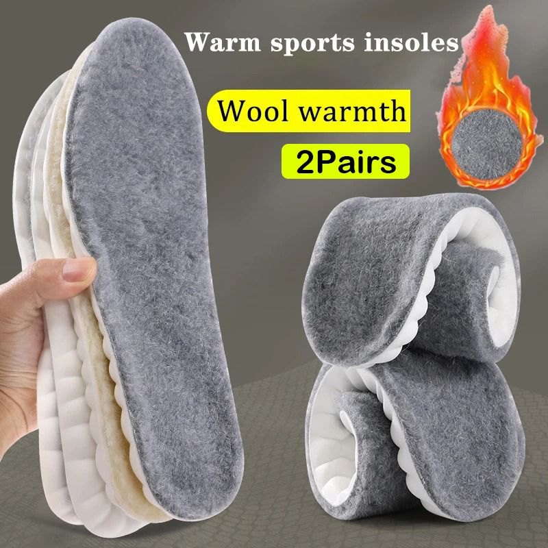 Insole Memory Foam - 4 pçs palmilhas térmicas auto aquecidas