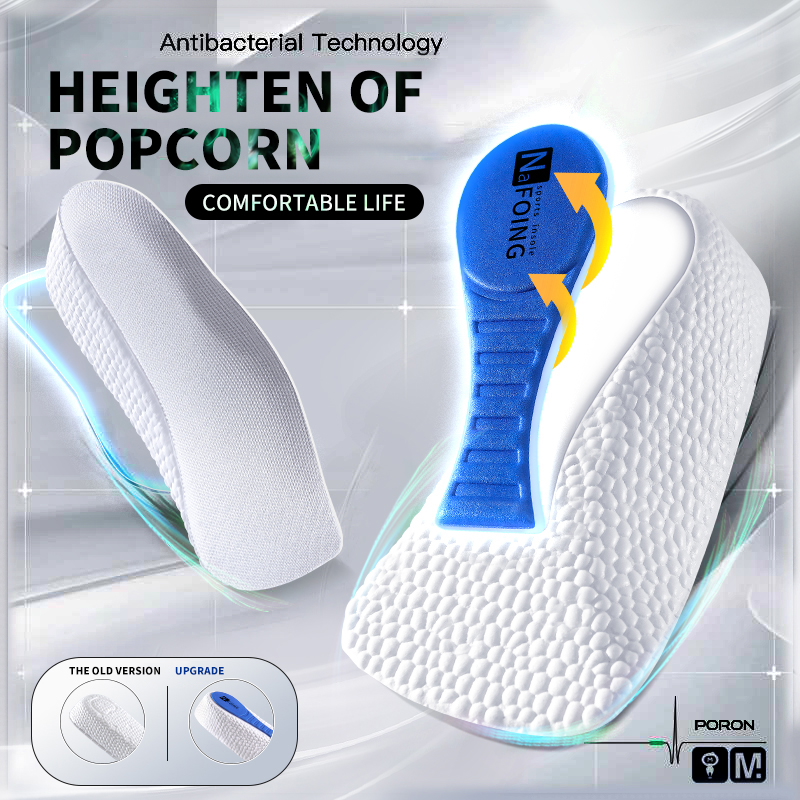 Insole Memory Foam - Palmilhas de aumento de altura de
