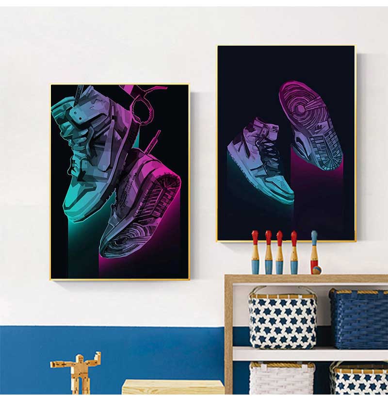 Graffiti Sneakers Wall Art Pos - Waterproof Spray Shoe avaliação e preço
