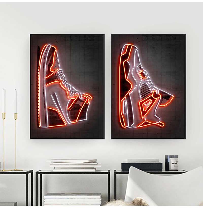 Graffiti Sneakers Wall Art Pos - Waterproof Spray Shoe avaliação e preço
