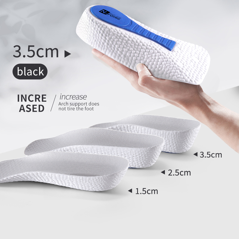 Palmilhas de aumento de altura - Insole Memory Foam avaliação e preço