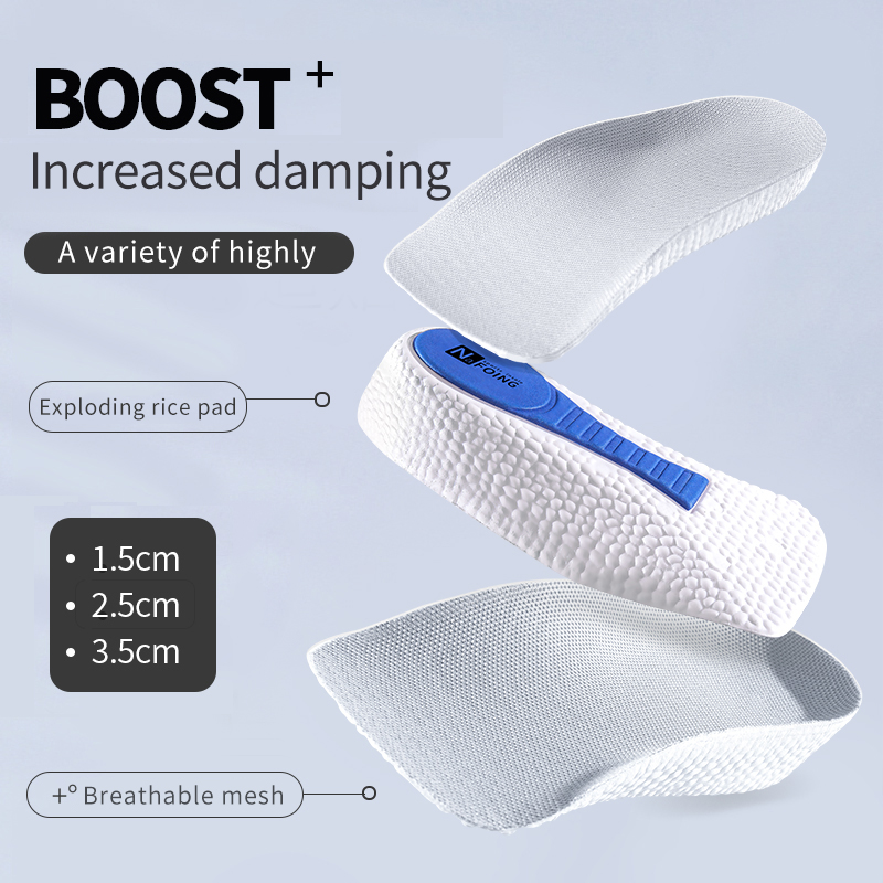 Palmilhas de aumento de altura - Insole Memory Foam avaliação e preço