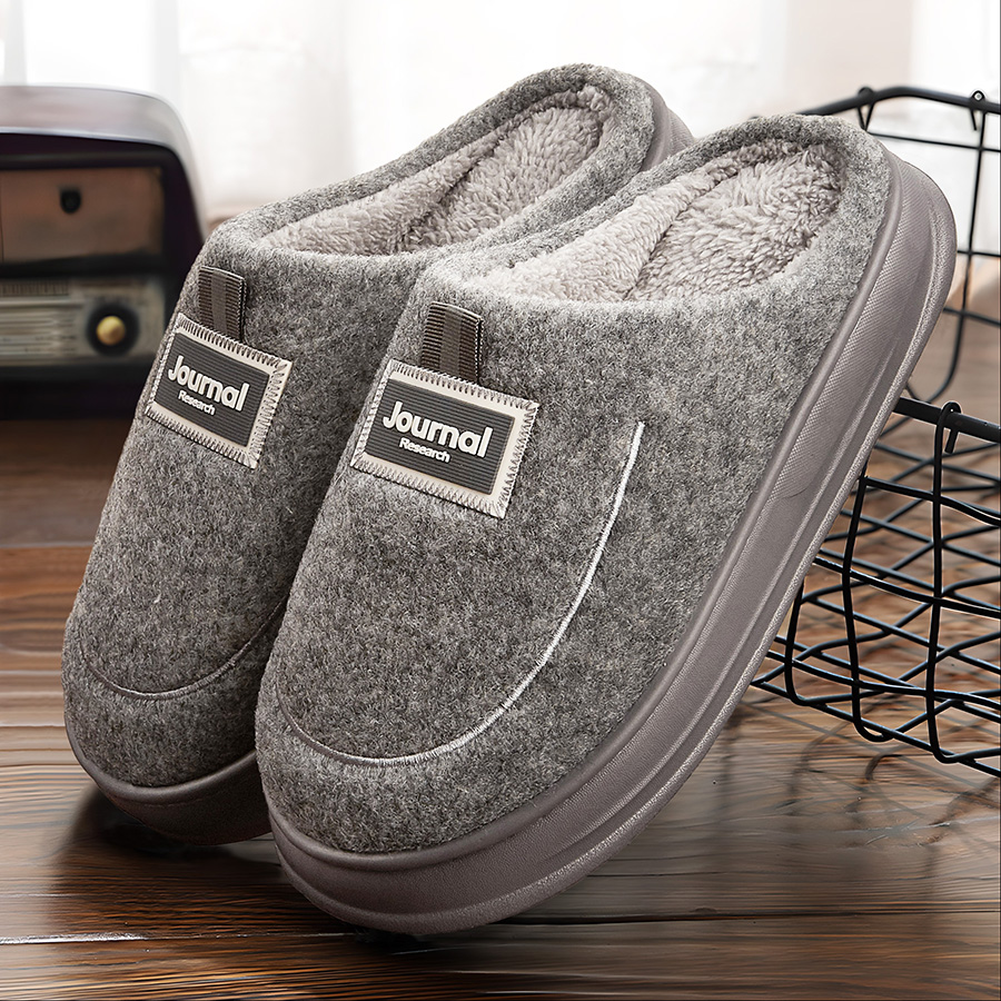 Chinelos de Feltro Quentes par - Insole Memory Foam avaliação e preço